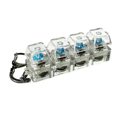 Miniteclado llavero antiestrés LED