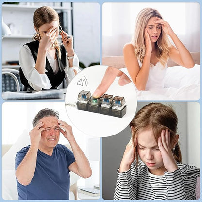 Miniteclado llavero antiestrés LED